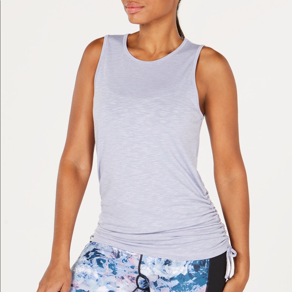 Ideology side tie tank top NWT in Tranquility
